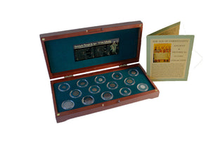 Christianity Through The Ages: Fourteen Coins In Bronze And Silver Boxed Collection