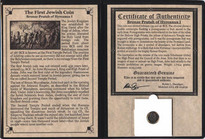First Jewish Coin Portfolio Album