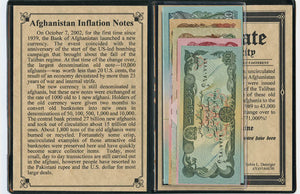 Afghanistan Inflation Notes Album