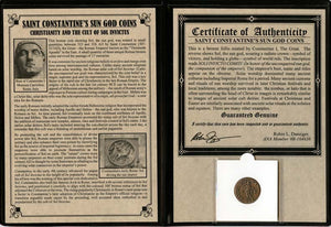 Constantine the Great: Sun God Coin Portfolio Album
