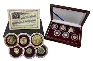 Crusader: Friends & Foes, Six Silver Medieval Coins Boxed Collection