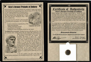 Judaea Procurator Porcius Festus Coin Portfolio Album