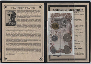 Francisco Franco: Dictator of Spain Banknote and Coin Portfolio Album