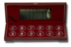 Biblical Holy Land: Twelve Ancient Judaea Coins from the Time of Jesus Boxed Coin Collection