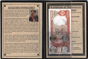 Augusto Pinochet: Dictator of Chile Banknote and Coin Portfolio Album