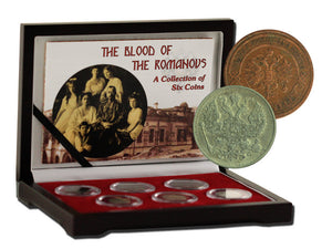 Blood of the Romanovs: Six of the Last Russian Coins Issued by the Romanov Dynasty Boxed Coin Collection