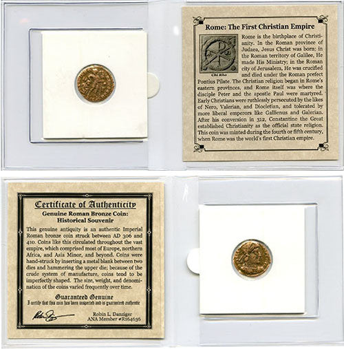 The First Christian Empire Mini Coin Album