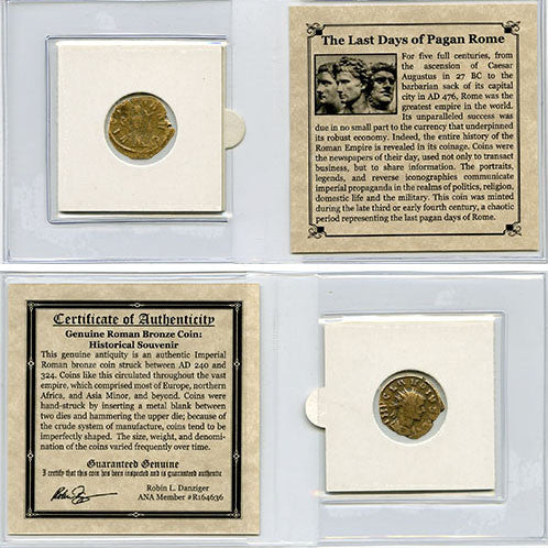 The Last Days of Pagan Rome Mini Coin Album