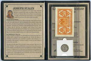 Russia Dictator: Joseph Stalin Banknote and Coin Album
