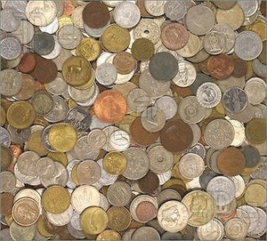 Five Pounds of Bulk World Coins