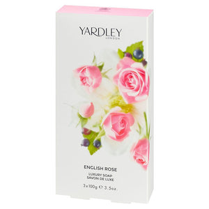 Yardley English Rose Soap Set 3 x 100g