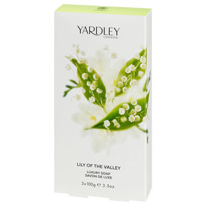 Yardley Lily of the Valley Soap Set 3X100g