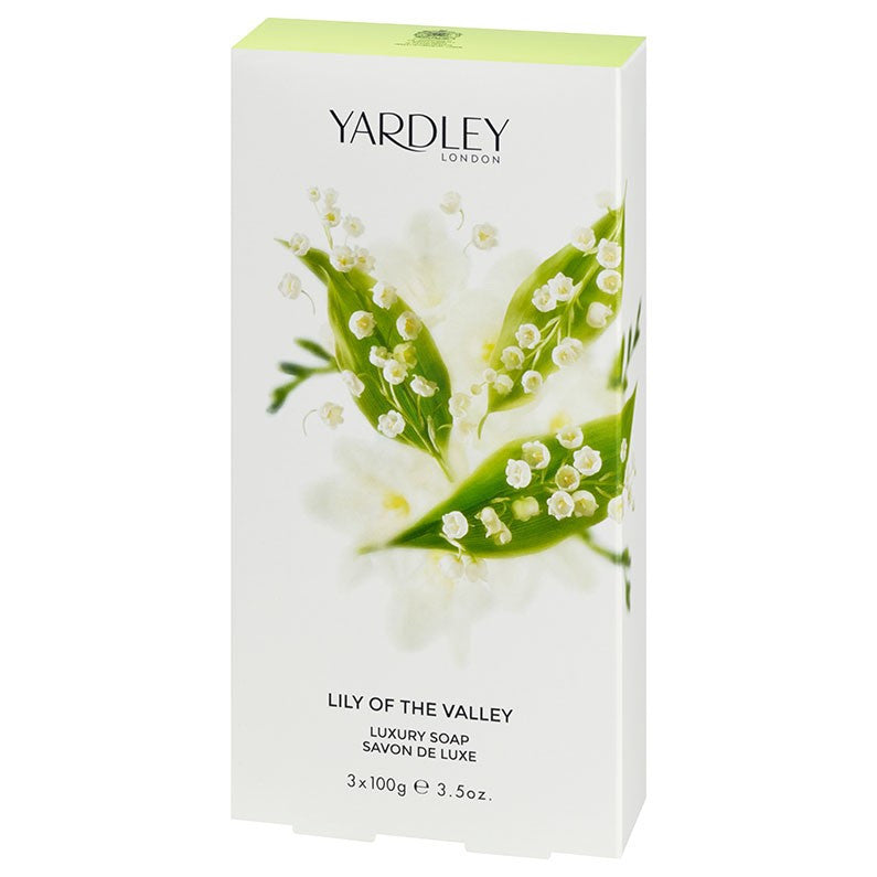 Yardley Lily of the Valley Soap Set 3X100g