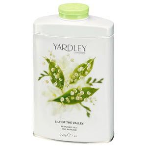 Yardley Lily of the Valley Tin Talc 200g