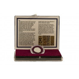 King of Pentacles: The Silver Tarot Coin Clear Box